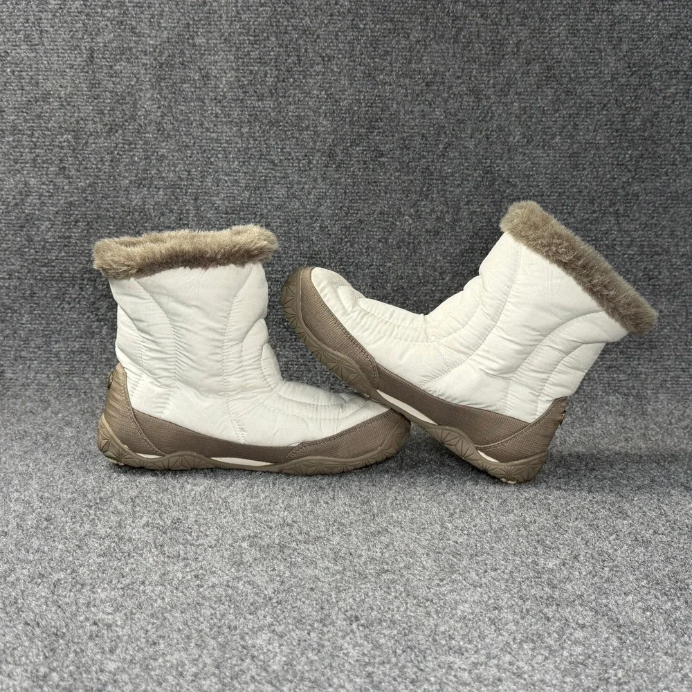 The North Face Winter Boot Women 7 White Down Puffer Outdoor Athletic Snow Shoes